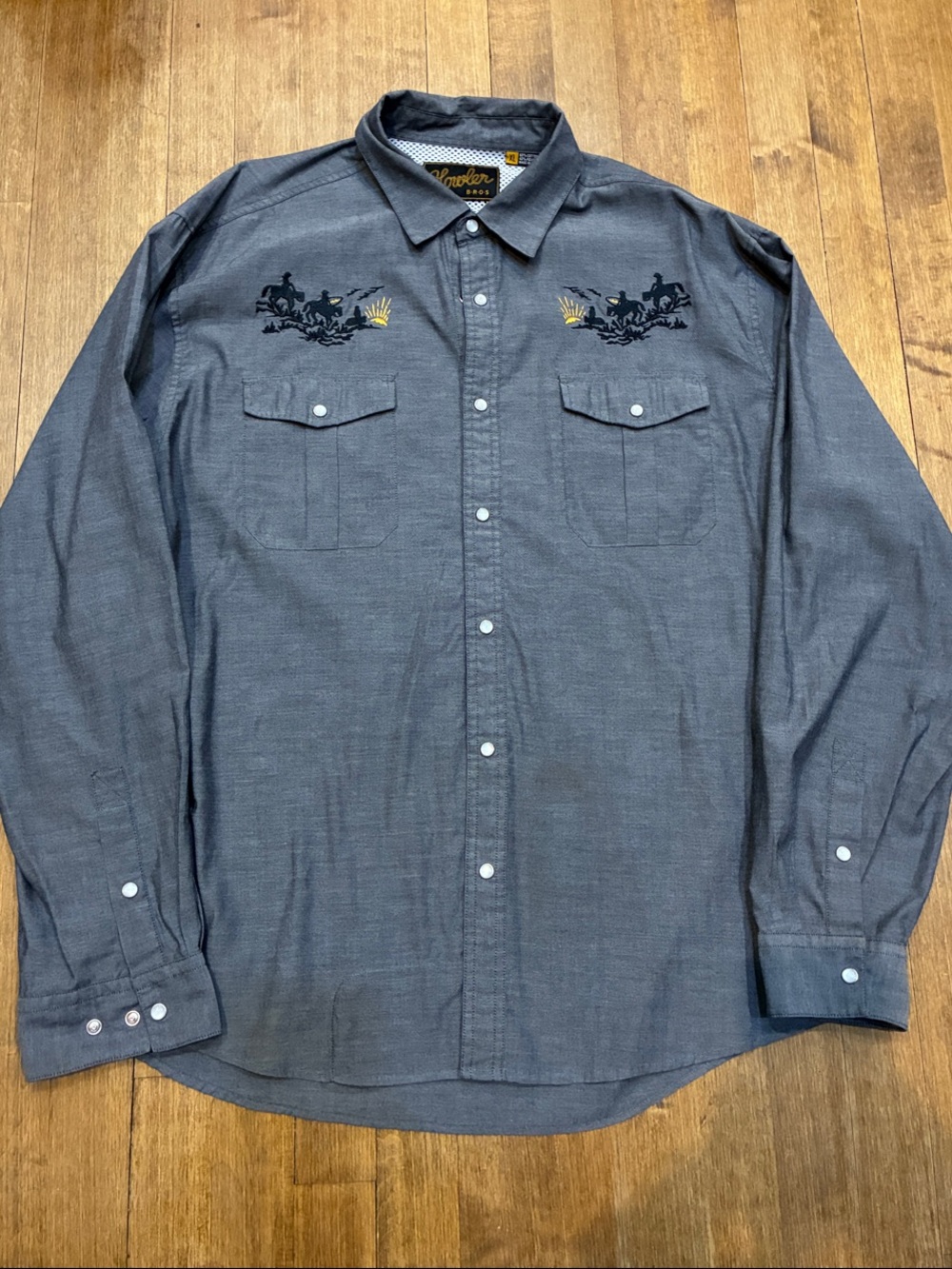 Howler Brothers - Howler Posse LS Men’s Gaucho Snapshirt - Xtra Large